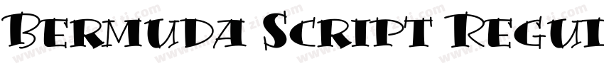 Bermuda Script Regular字体转换